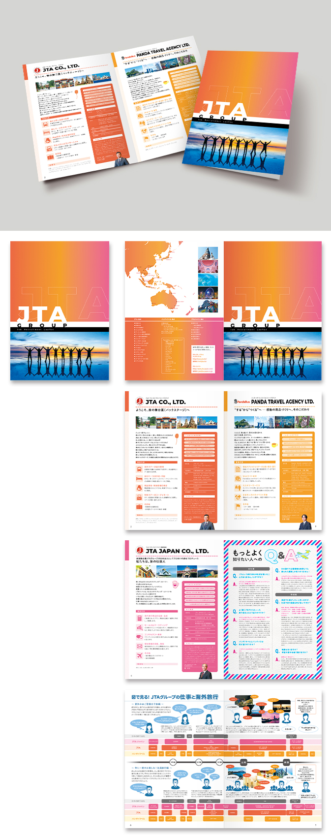 JTA CO., LTDパンフレットデザイン
